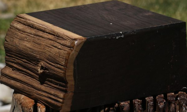 African Blackwood Live Edge Bowl Blank on Sale - Image 3