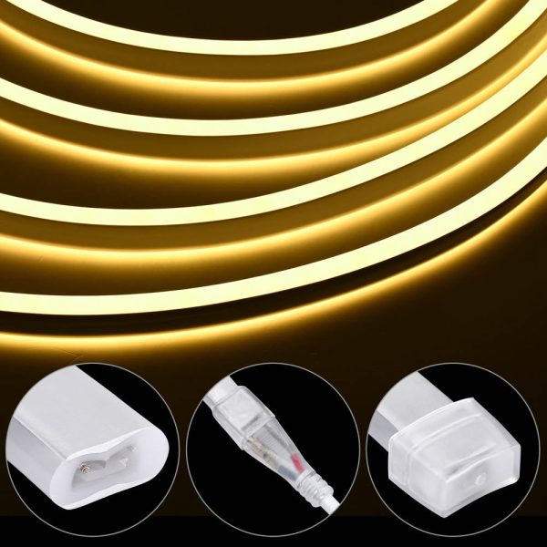 TheLAShop 100ft Waterproof Flexible LED Neon Light RF Remote Warm White (Preorder) Online Hot Sale - Image 4