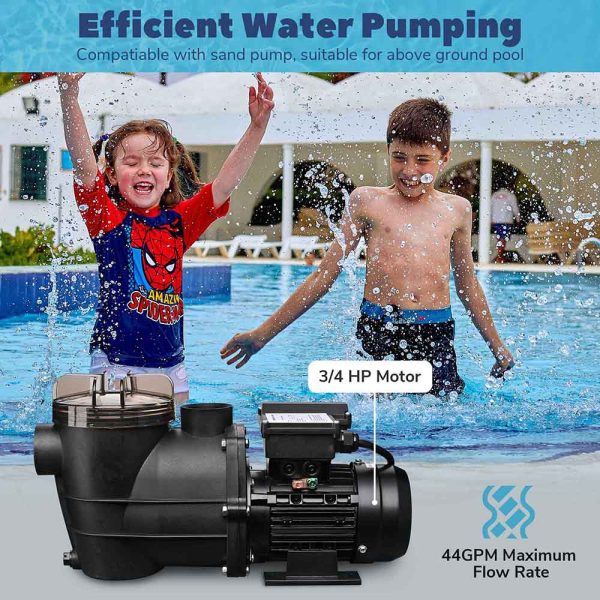 TheLAShop 3 4 HP Pool Pump Above Ground Swimming Pool For Discount - Image 4