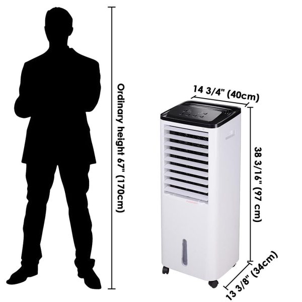 TheLAShop Evaporative Cooler for Home Remote Control 200W 17L Tank Cheap - Image 2