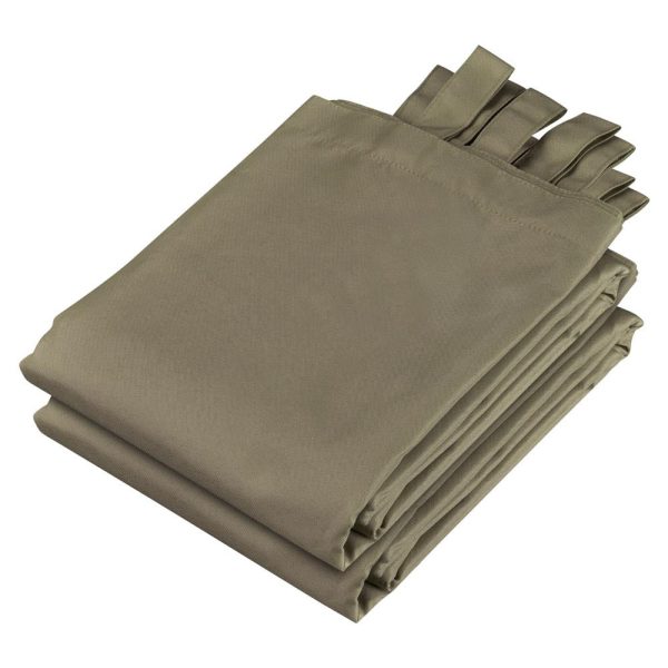 TheLAShop Tab Top Outdoor Patio Curtain, 54 W x 84 L 2ct Pack Supply - Image 4