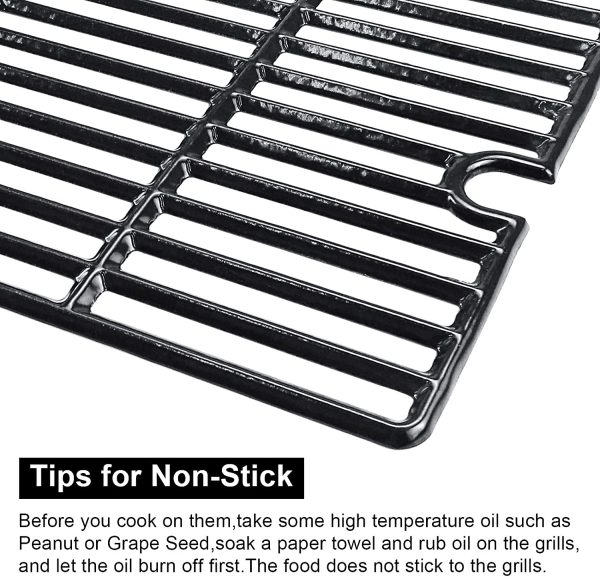 Cooking Grid Grates Kit for Kenmore 141.157941, 157941, 141.157950, 157950, 141.157951, 157951 4 Burner Gas Grills Supply - Image 5