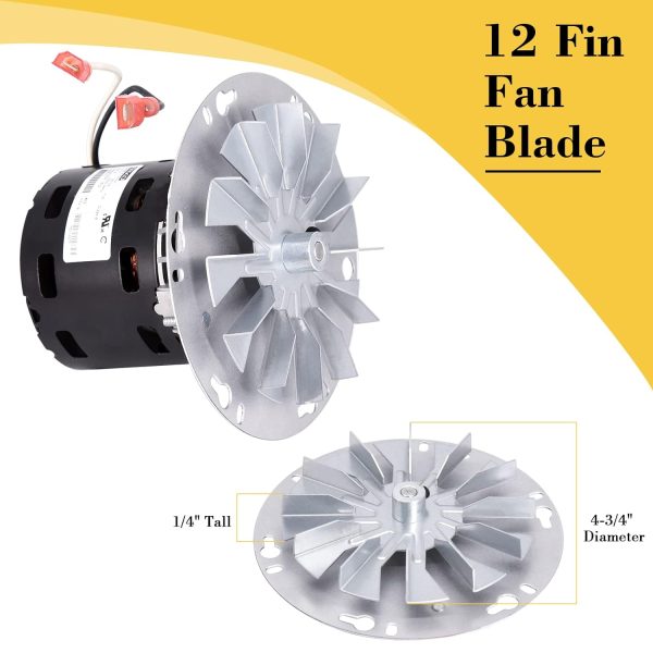 Combustion Blower Motor PU-076002B for Englander & England 25-PDVC, 55-SHP10, 25-PDV, 25-PAH, 25PDVC, 55-SHP10L, 55-SHP22, 25-EP Pellet Stoves Cheap - Image 5