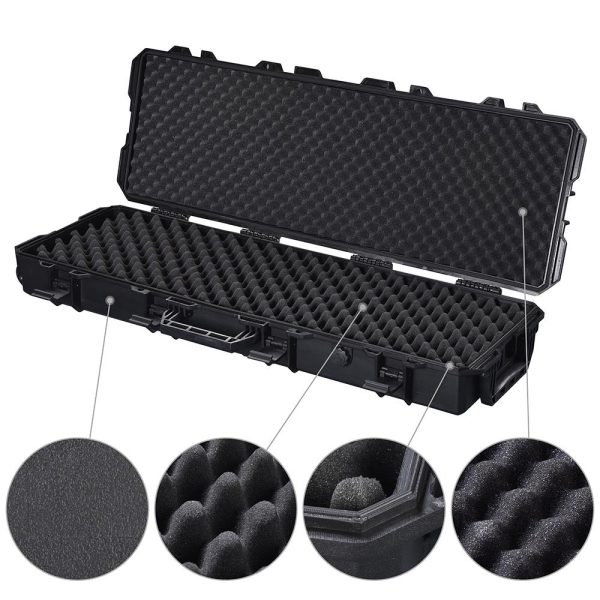 TheLAShop Locking Rifle Case TSA Padlocks with Wheels IP67 40x14x7  For Cheap - Image 3