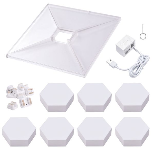 LifeSmart Cololight PLUS Smart Lights 7-Panel with Controller and Base on Sale - Image 3