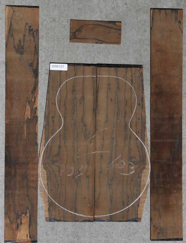 Special Grade Ziricote Jumbo Guitar Set Online Sale