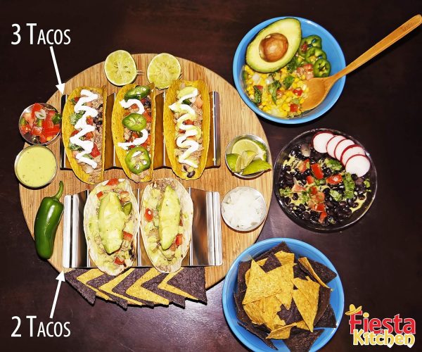 6 Pcs Taco Holder Stand Trays, Oven & Grill Safe Stainless Steel Taco Racks With Handles, Fill & Serve Tacos With Ease Cheap - Image 3