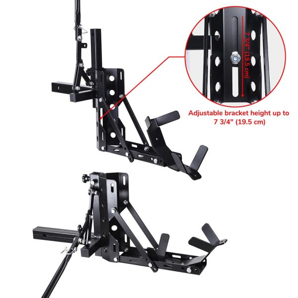 TheLAShop 800lb 2  Receiver Motorcycle Trailer Hitch Scooter Carrier Rack For Cheap - Image 5