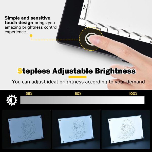 TheLAShop 19  A3 LED Tracing Light Box Tattoo Drawing Stencil Board Hot on Sale - Image 4