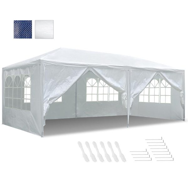 TheLAShop 10 x 20 6 Sidewalls Wedding Party Tent with Screen Online Sale