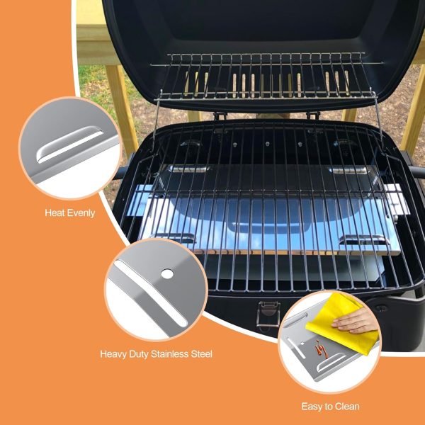 Heat Plate for Megamaster 1 Burner 820-0065C Portable Gas Grill, Stainless Steel Flame Tamer Heat Tent, 1 Pack Online now - Image 2