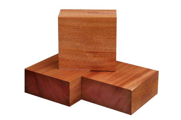 African Mahogany Bowl Blank (7-1 2  x 7-1 2  x 4 ) Cheap