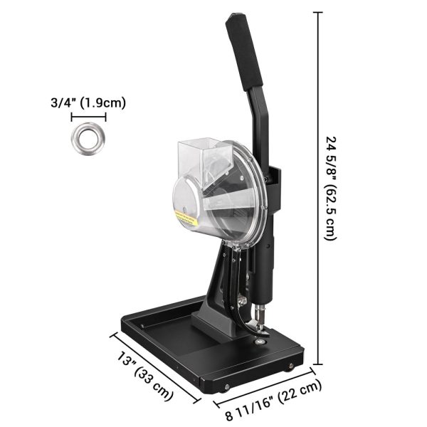 TheLAShop Semi-auto Grommet Machine #2 Eyelet 10000 Grommets Nickel Hot on Sale - Image 4
