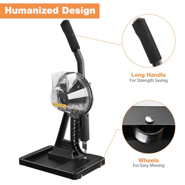 TheLAShop Semi-auto Grommet Machine #2 Eyelet 10000 Grommets Nickel Hot on Sale - Image 3