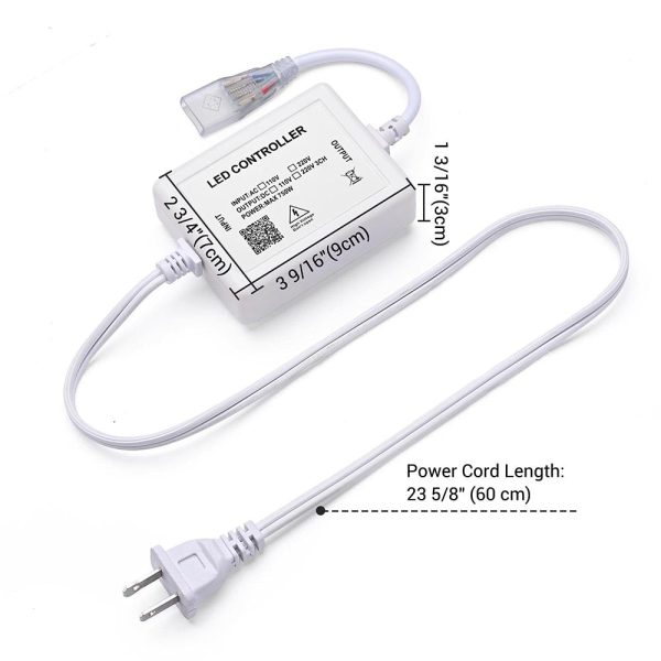 TheLAShop 50ft LED Neon Light RF Remote & Controller AC110V Supply - Image 2