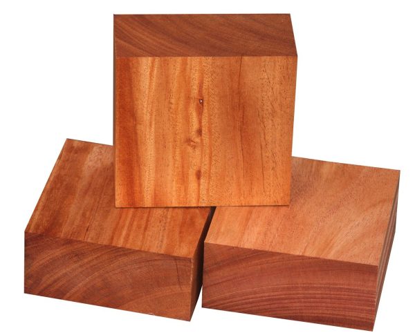 African Mahogany Bowl Blank (9  x 9  x 4 ) Discount