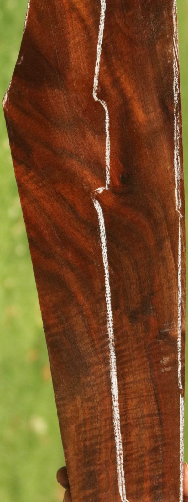 Exhibition Feathered Crotchwood Claro Walnut Gun Blank Online - Image 4