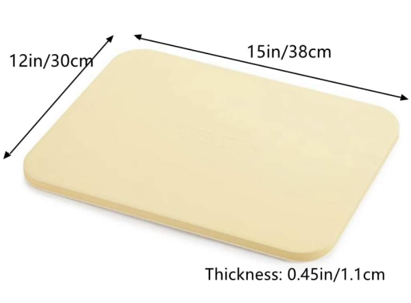 Pizza Oven Conversion Kit with Rectangle Pizza Stone and Thermometer for Most Gas Grills, Pellet Grills, Flat Top, Griddles and Firepit Grill Online now - Image 3