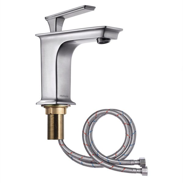 Aquaterior Bathroom Faucet Single Handle for Sinks, 6.7 H For Cheap - Image 4