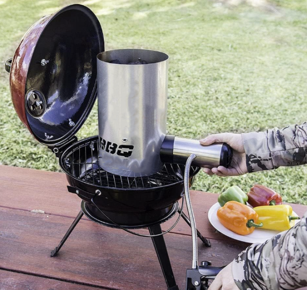 Electric BBQ Fan Air Blower, Grill Fan, Fire Blower, Small Blower Fan, Mini Charcoal Blower for Smokers, Cordless Fire Fan Supply - Image 3