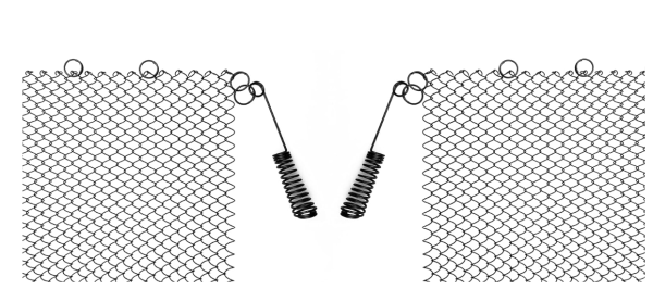 Fireplace Mesh Screen Curtain, Two Panels, Rod kit NOT Included(18   H x 24   W), Black For Sale