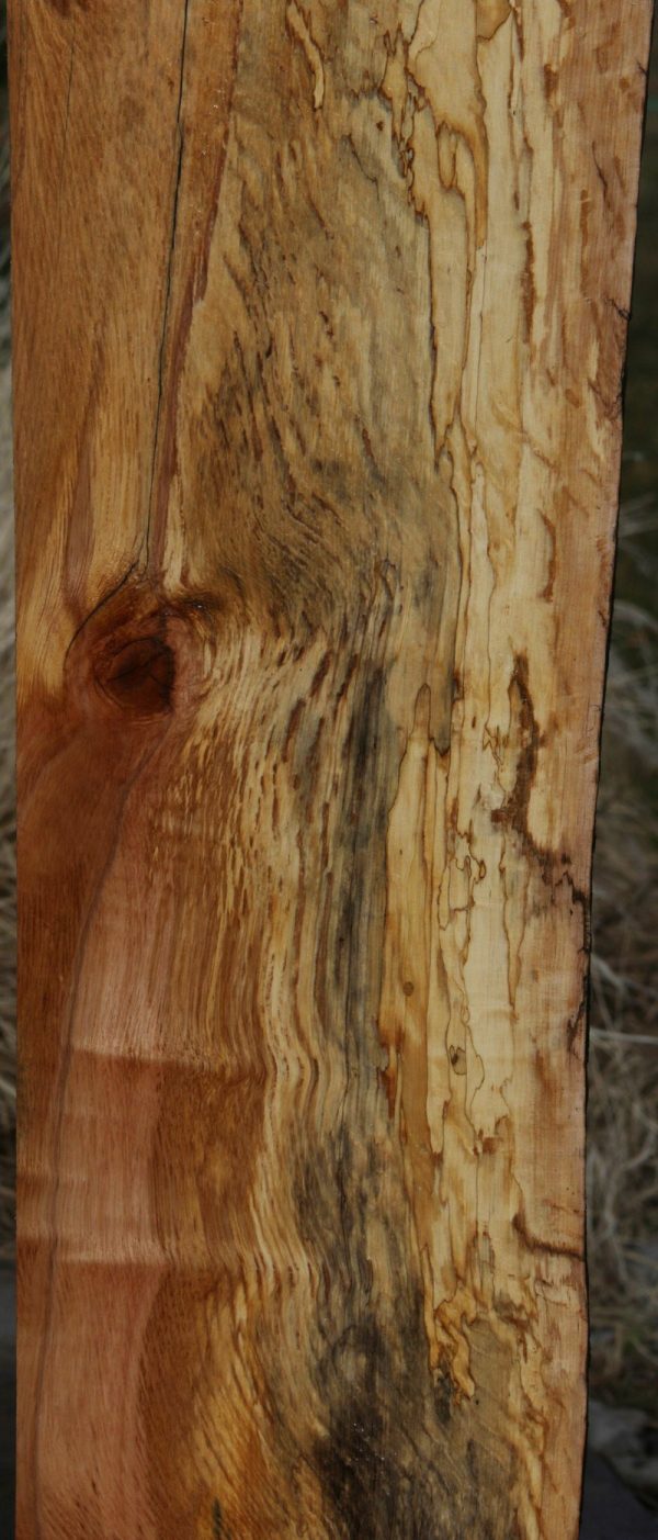 Spalted Natural Rustic Black Oak Mantel Discount - Image 4