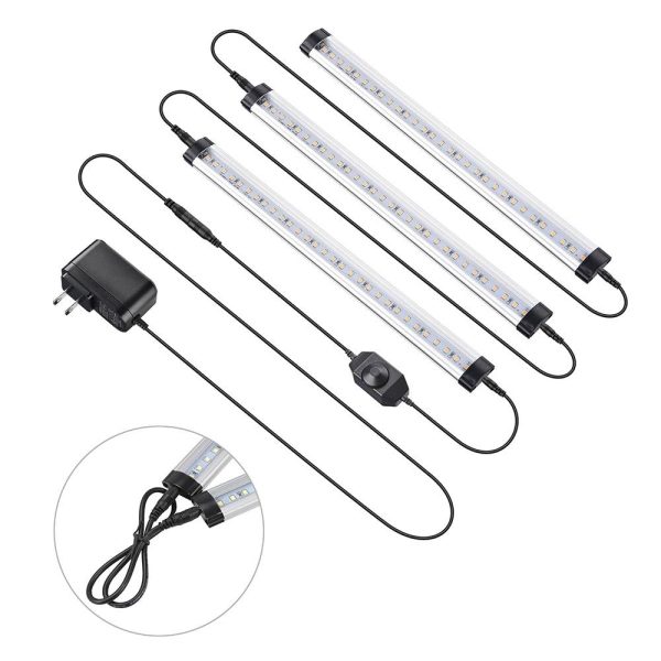 TheLAShop LED Under Cabinet Light Fixtures Bar Kit 3-Pack 11.5  For Discount - Image 2