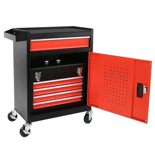 TheLAShop Rolling Tool Cabinet Combo 5-Drawer with Locking System 21  For Discount - Image 5