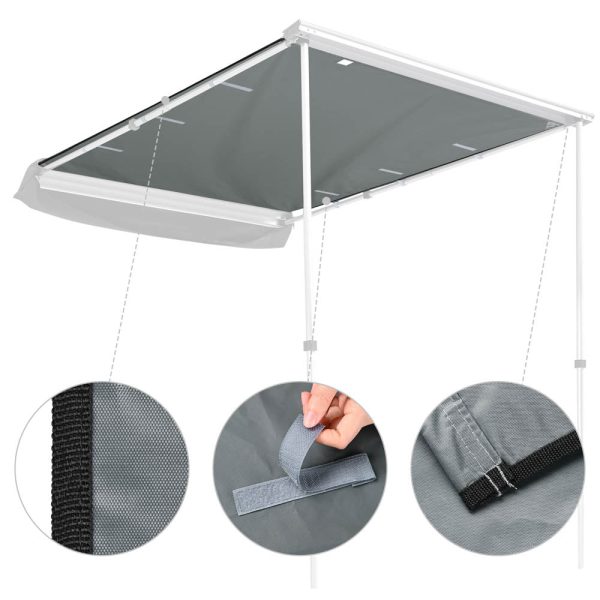 TheLAShop 4  7  x 6  7  Car Awning Canopy (4.5 x6 ) UV50+ PU2,000mm Discount - Image 4