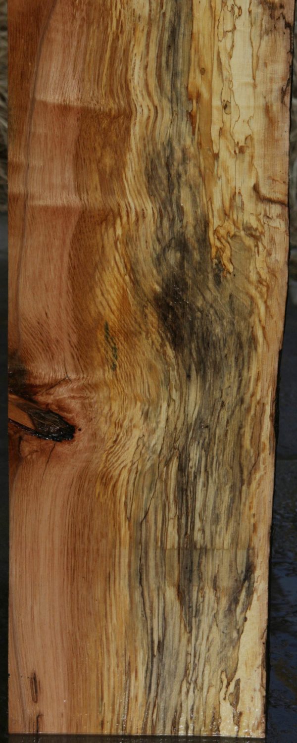Spalted Natural Rustic Black Oak Mantel Discount - Image 3