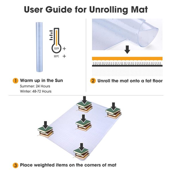 TheLAShop 48  x 36  Low Pile Carpet Chair Mat For Discount - Image 4