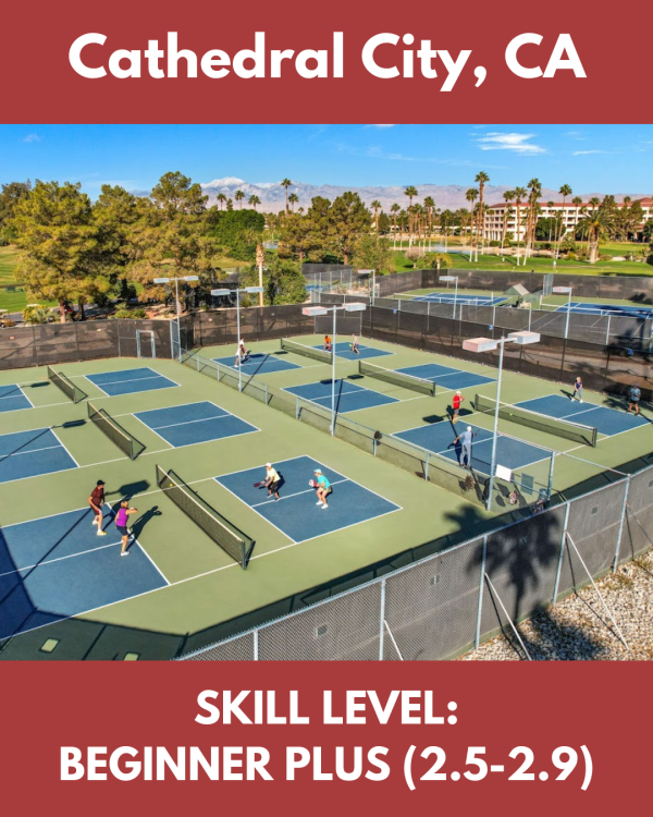 April 4 - 5, 2026 (Cathedral City, CA) Skill levels 2.5-2.9 (Beginner Plus) For Sale