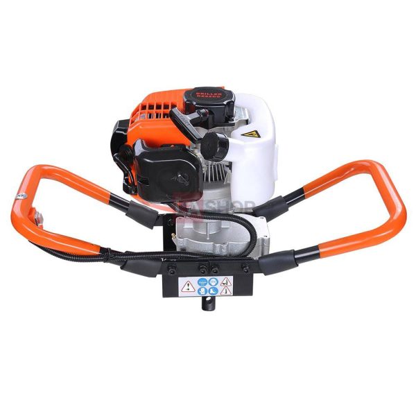 TheLAShop EPA 52cc Gas Post Hole Digger 2-Stroke Earth Auger Powerhead 2.2hp on Sale - Image 4