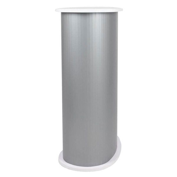 TheLAShop 32 x16 x37  Portable Trade Show Podium Table Counter Stand White Online now - Image 5