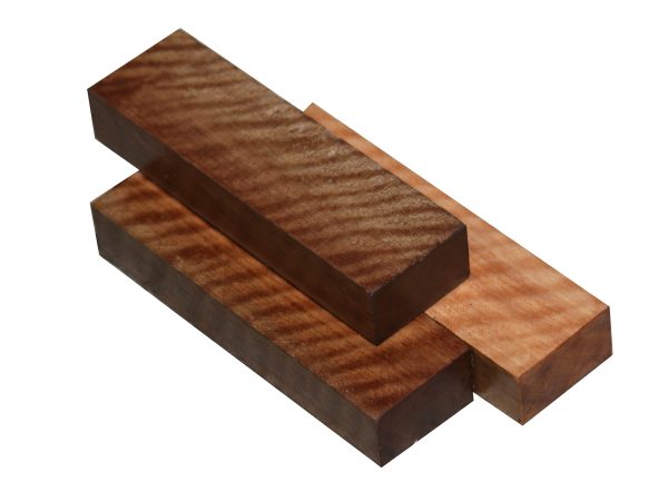 Figured Asian Satinwood Knife Blank (5” x 1-½” x 1”) on Sale