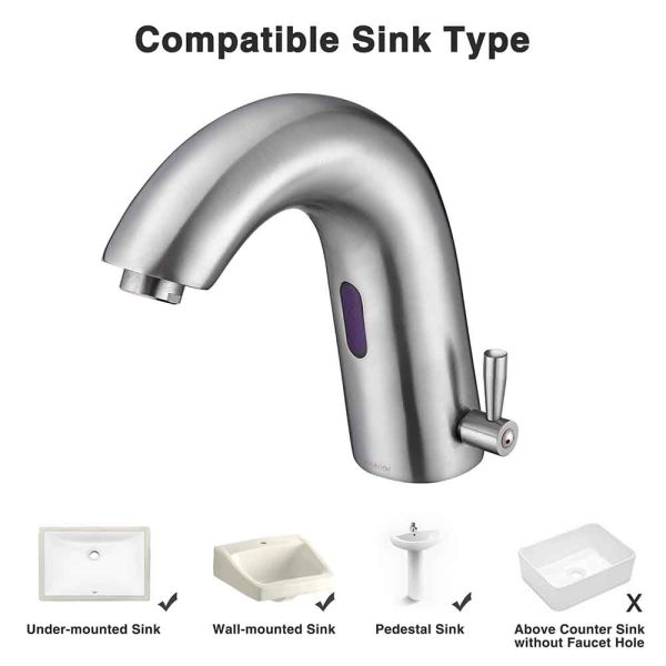 Aquaterior Motion Sensor Touchless Faucet Hot & Cold 7  on Sale - Image 5
