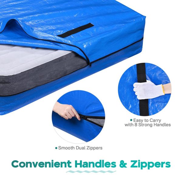 TheLAShop Mattress Protector Bag for Moving Plastic Wrap For Cheap - Image 4