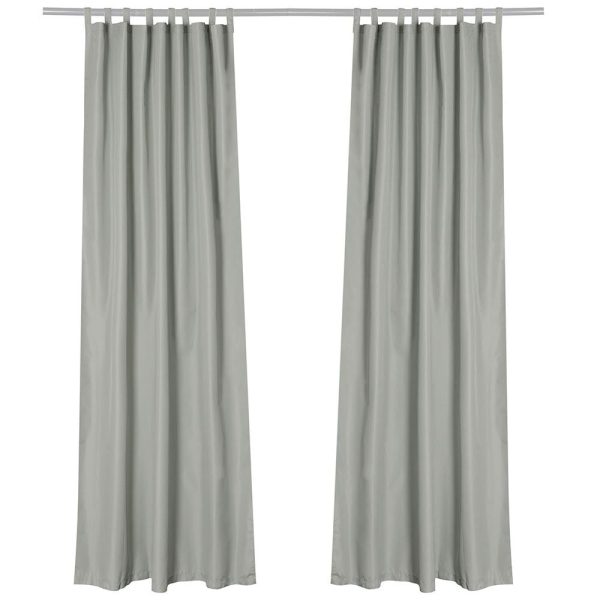 TheLAShop Tab Top Outdoor Patio Curtain, 54 W x 108 L 2ct Pack For Cheap - Image 2