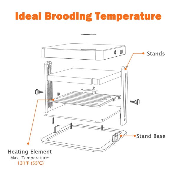 TheLAShop Chick Heating Plate Adjustable Height & Angle on Sale - Image 5