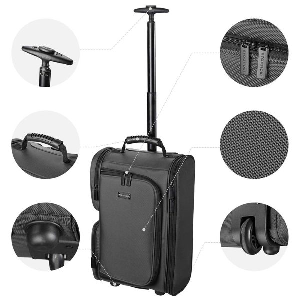 TheLAShop Rolling Backpack with Pouches Makeup Artist Case on Sale - Image 4