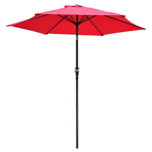 TheLAShop 8ft 6-Rib Patio Table Umbrella for Outdoor Market For Sale - Image 2