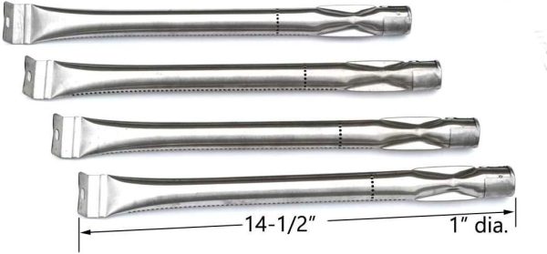 4Pcs Burner Pipe Tubes Kit for Master Cook SRGG31401, SRGG61401 Gas Grills Supply - Image 2
