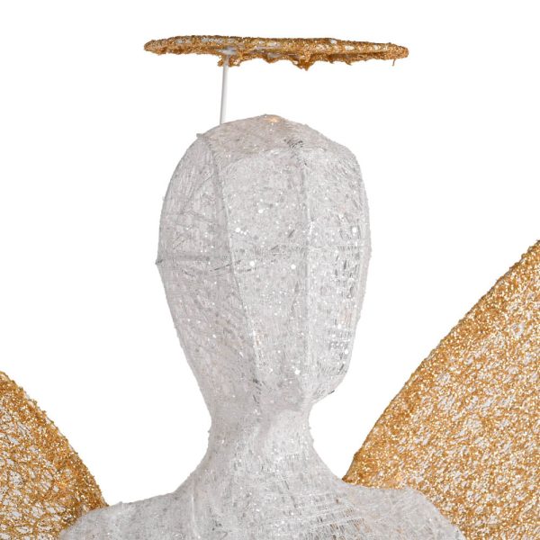 TheLAShop 5.5ft Lighted Angel for Outdoors & Indoors Yard Lawn Online now - Image 3