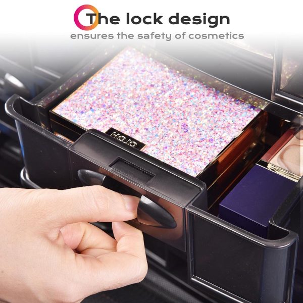 TheLAShop Rolling Makeup Case Nylon with Drawers(8) For Sale - Image 3