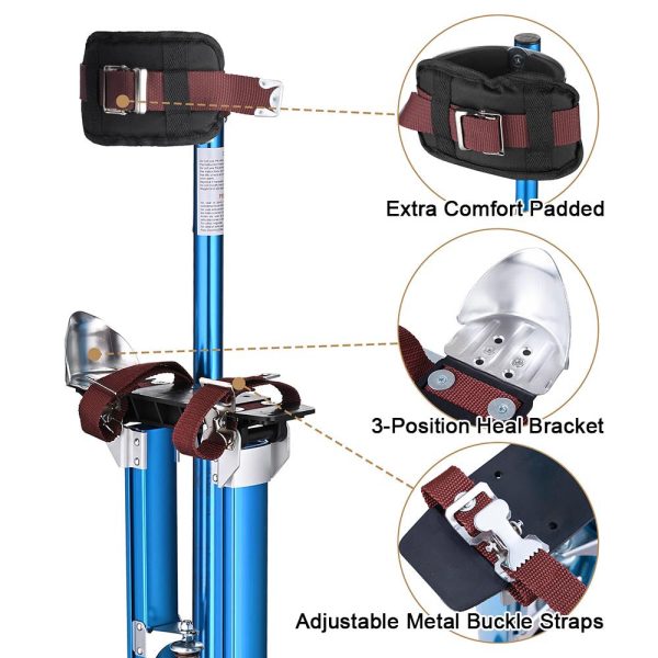 TheLAShop 36  to 50  Aluminum Drywall Painting Stilts Online Hot Sale - Image 2