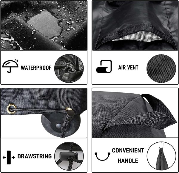 Grill Cover for Z Grill 10002B, 10002E, 1000C, 1000D, 1000E Wood Pellet Smoker Grills Sale - Image 3