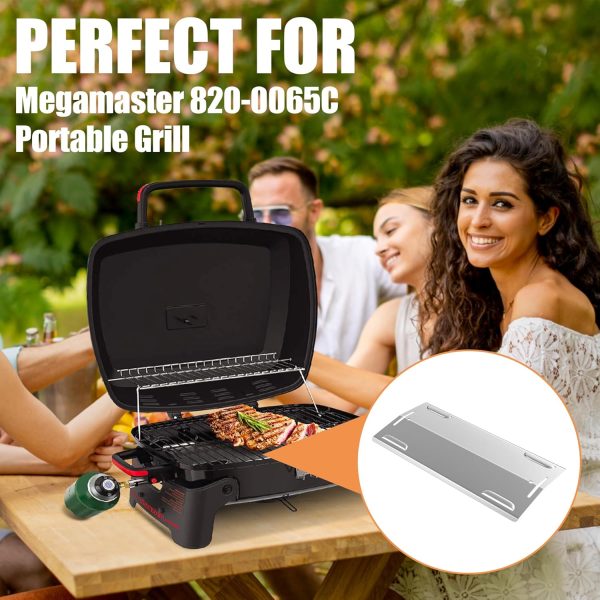 Heat Plate for Megamaster 1 Burner 820-0065C Portable Gas Grill, Stainless Steel Flame Tamer Heat Tent, 1 Pack Online now - Image 3