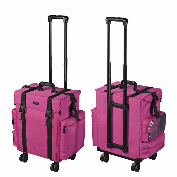 TheLAShop Rolling Makeup Case Nylon with Drawers(8) For Sale - Image 2
