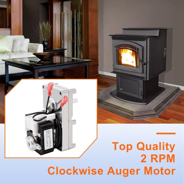 Auger Motor 80P20278-R for St Croix Afton Bay, Auburn, Hastings, Greenfield, Eclipse, Lancaster Pellet Stoves on Sale - Image 5