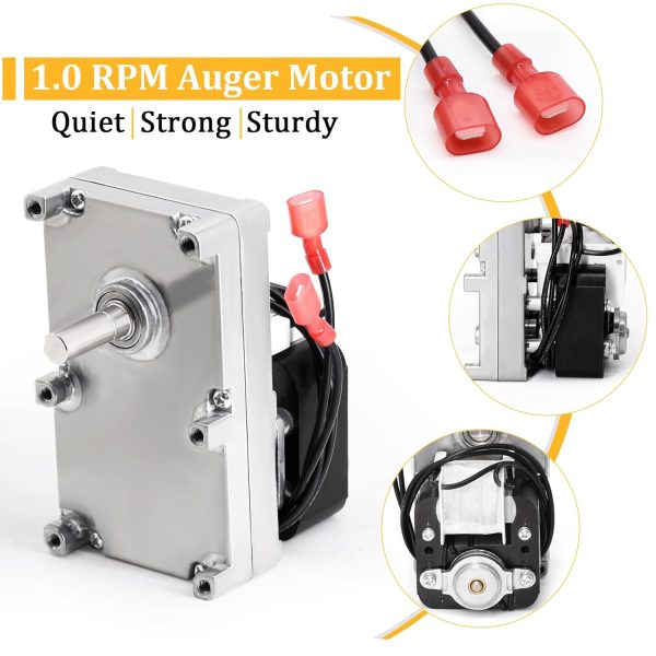 Auger Motor MTR12001 for Kozi 100, Baywin, Previa, KSH 120, 100XL Pellet Stoves, 1RPM CW Auger Motor for Kozi Pellet Stoves Fashion - Image 5